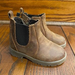 ZaraKIDS Leather Boots (Size 22 = 5.3 inches) - new with tags